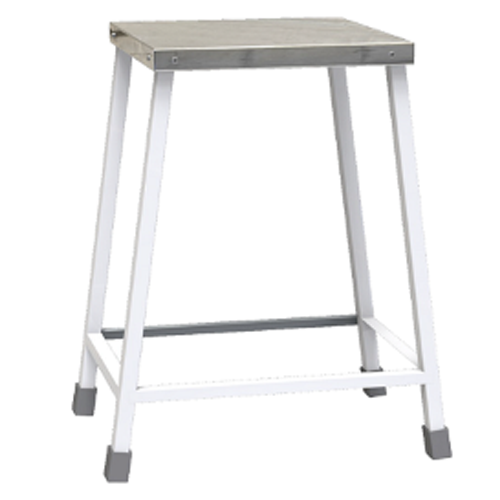 Rectangular stool M.S with SS top